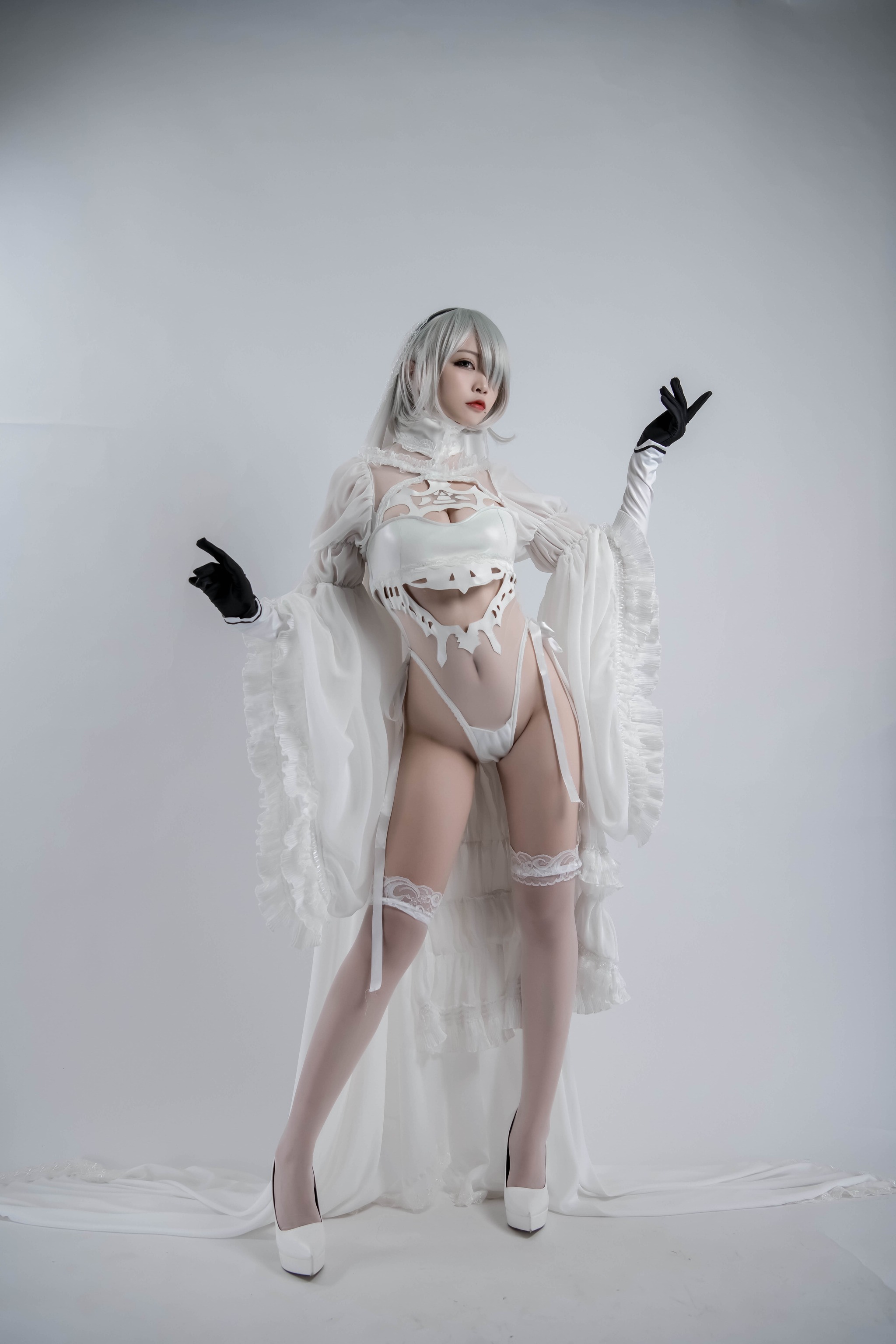 图片[1]-二佐Nisa – NO.088 二佐 2b同人花嫁 [26P]-XikXak